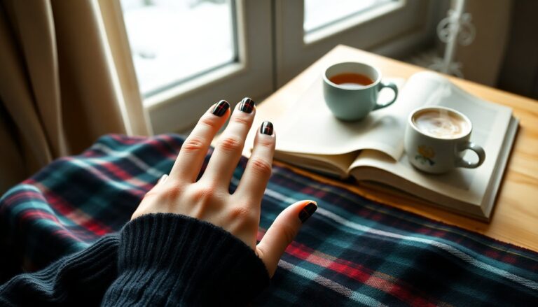 manicure a motivi tartan il segreto per un look invernale elegante 1763259980