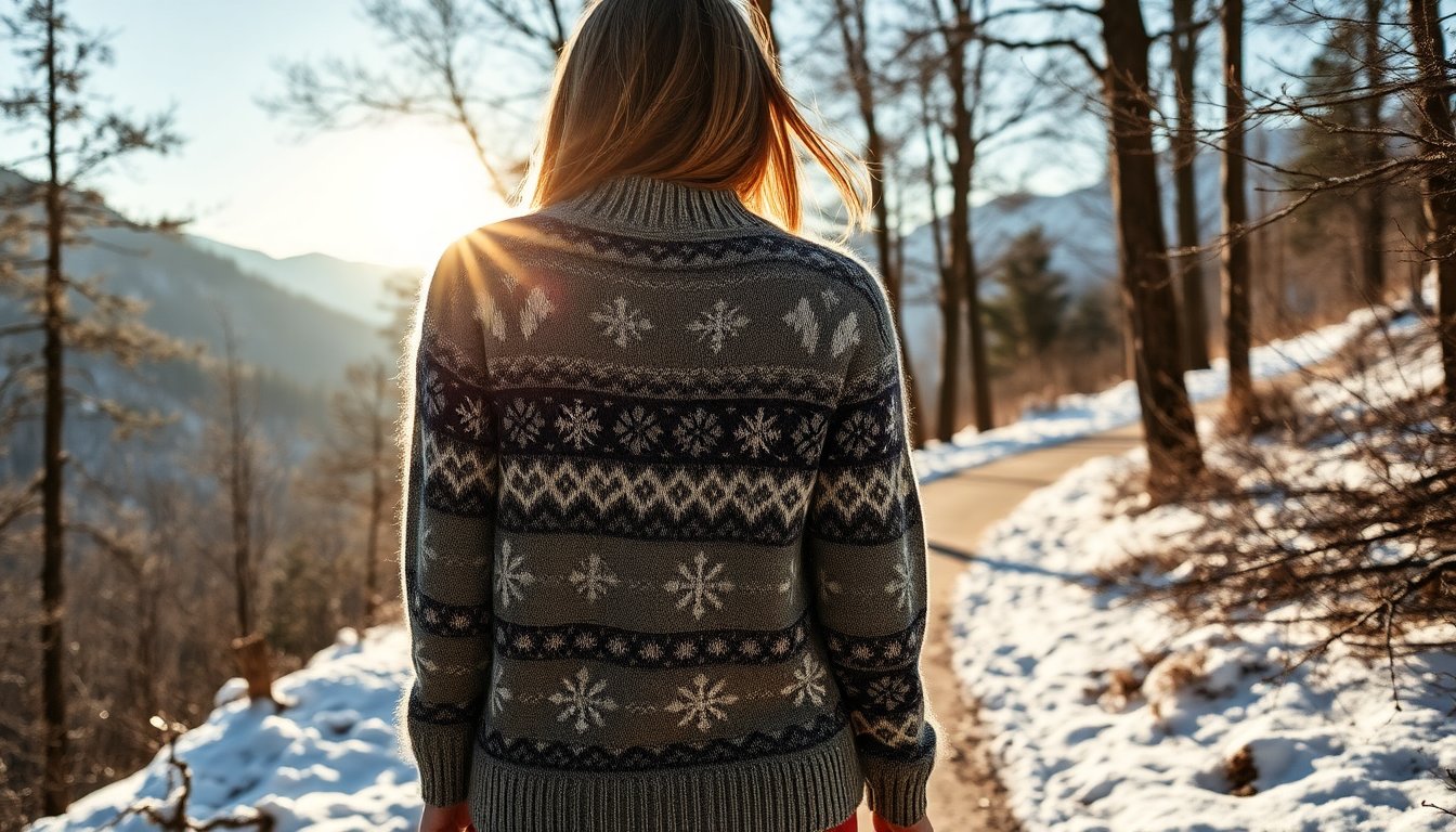 scopri il maglione norvegese da donna eleganza e comfort senza tempo 1762391713