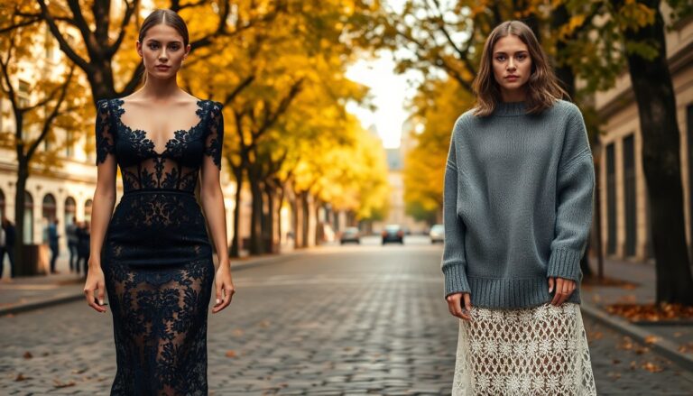 tendenze moda autunnale abiti e gonne in pizzo i must have di stagione 1762471816