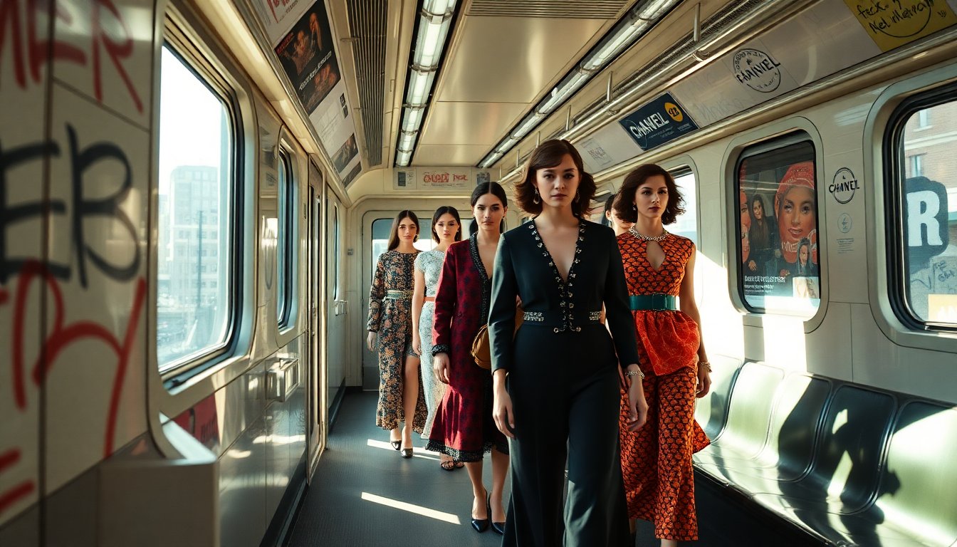 chanel metiers dart 2026 la sfilata straordinaria nella metropolitana di new york 1765017167