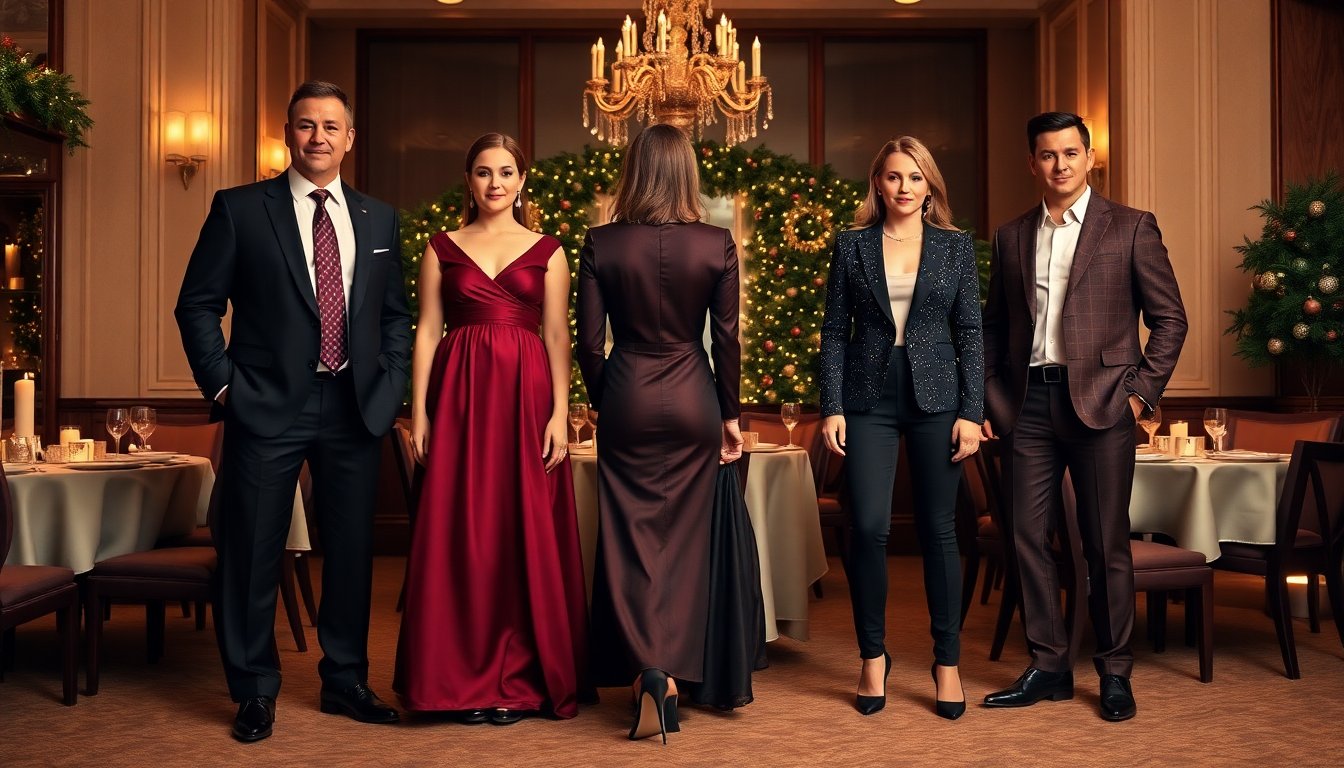 outfit eleganti per la cena aziendale di natale 2025 idee per brillare 1764880849