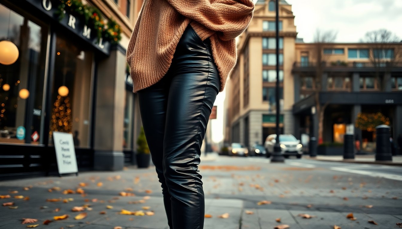 pantaloni in pelle tendenze e abbinamenti imperdibili per linverno 2025 1765090845