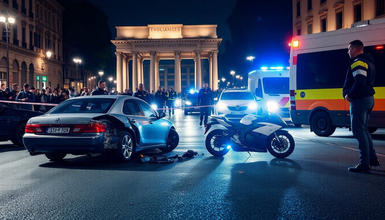 tragico incidente stradale a roma due vittime 1766271780