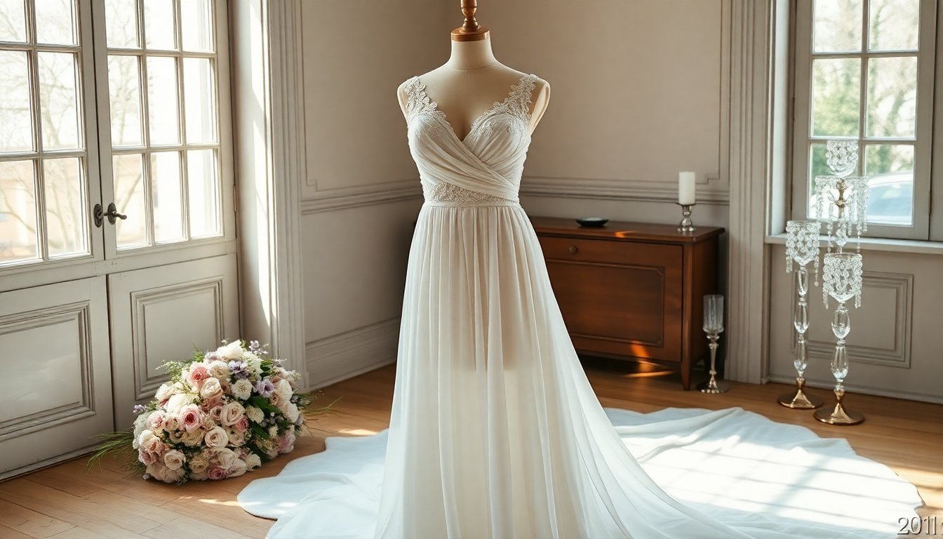 abiti da sposa a vita basca drappeggiata le tendenze imperdibili per il 2026 1768359886