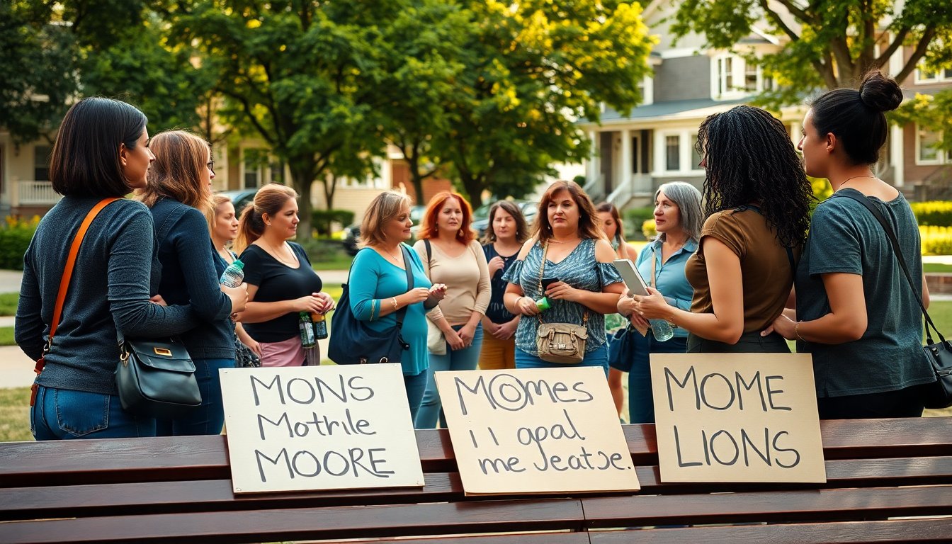 mamme americane in azione un movimento di resistenza contro lice 1769773986