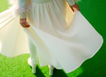 arisa a sanremo 2026 total white e piume sul green carpet che hanno conquistato tutti 1771961785