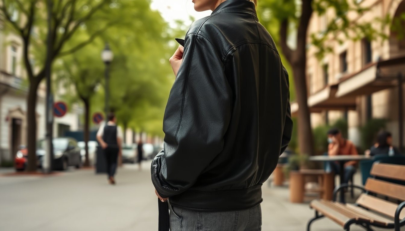 giacca di pelle oversize per la primavera modelli colori e abbinamenti 1771387184