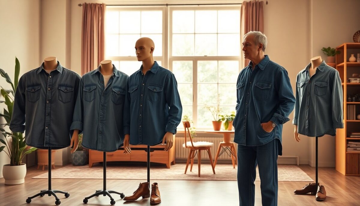 abbina la camicia di jeans in base alleta suggerimenti pratici per ogni decade 1772762374