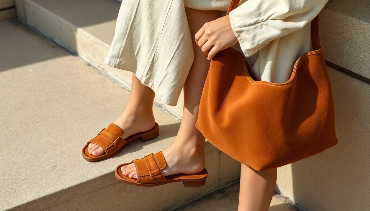 borse e scarpe in camoscio per primavera estate 2026 guida alle tendenze 1774287054