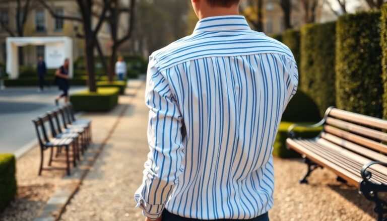 camicia a righe bianca e azzurra come portarla in ufficio come deva cassel 1772665209