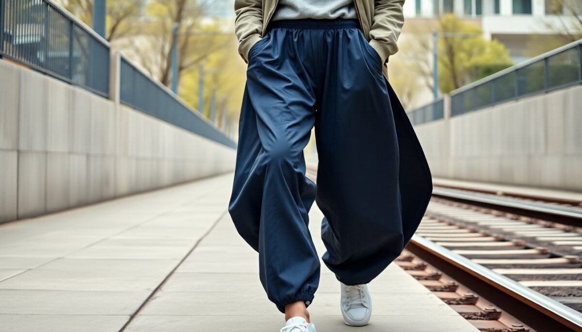 come indossare i pantaloni a palloncino e i capispalla sporty per la primavera 1773039480