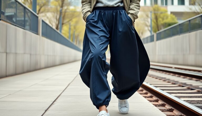 come indossare i pantaloni a palloncino e i capispalla sporty per la primavera 1773039480