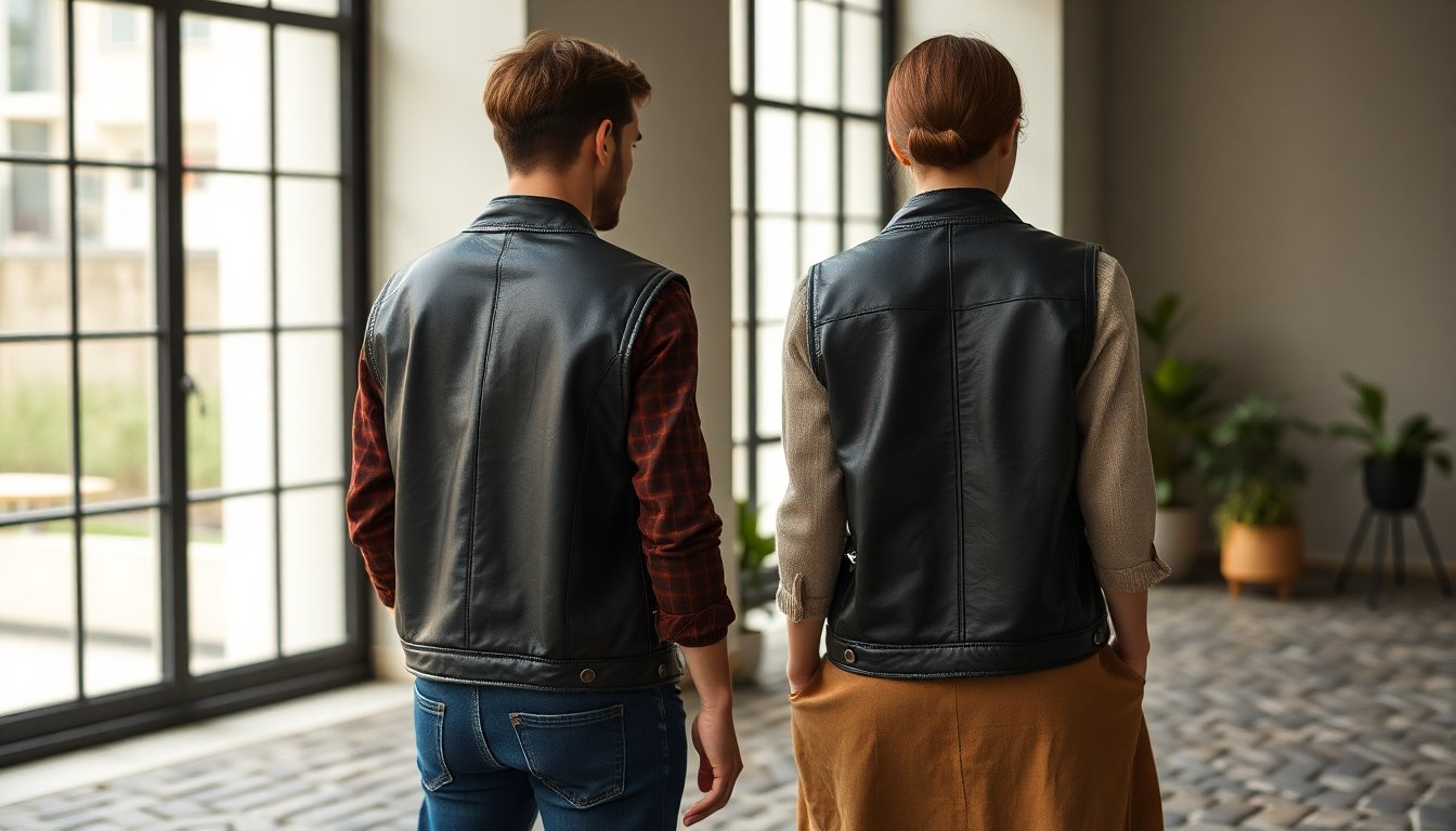 come indossare il gilet in pelle questa primavera 1774690229