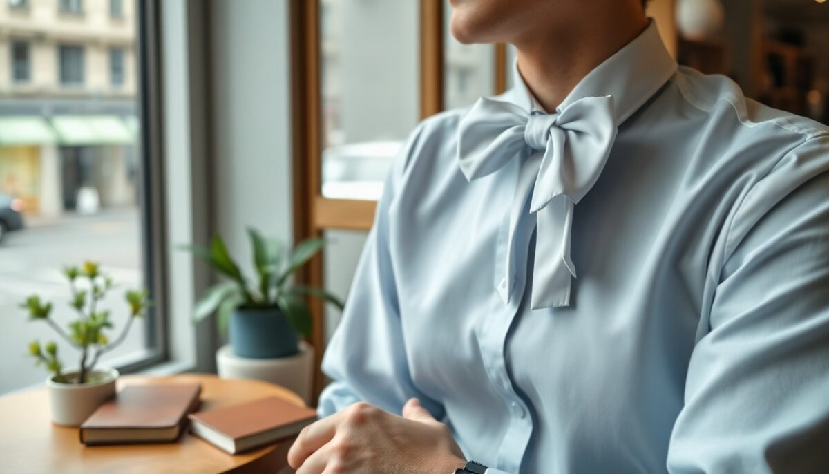 come indossare la camicia con fiocco questa primavera idee e abbinamenti 1773442635