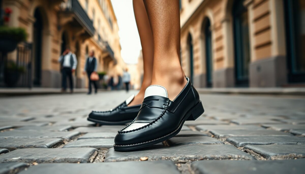 mocassini bicolor come valorizzare i mocassini bianchi e neri 1773889066