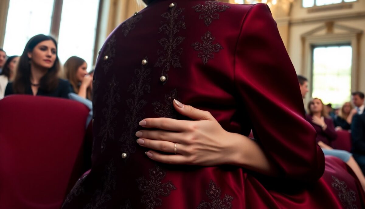 sara serraiocco e il look valentino per la sfilata interferenze 1773485862