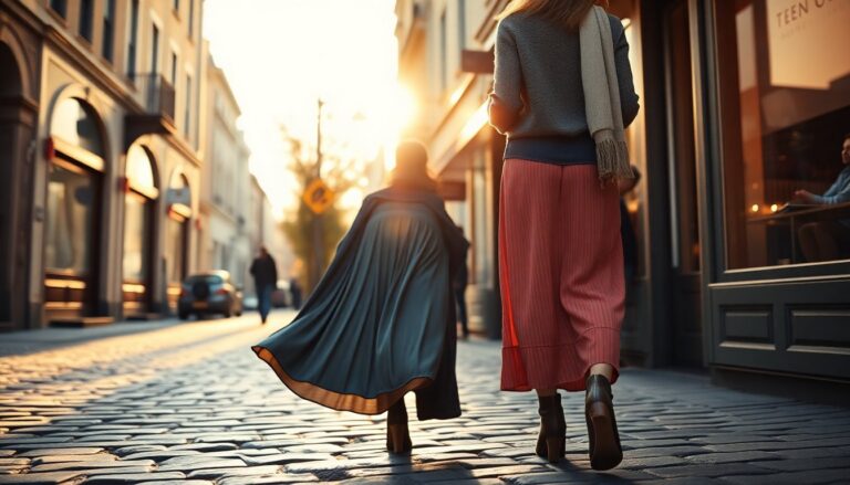 Gonna lunga: idee outfit pratiche e raffinate per la stagione