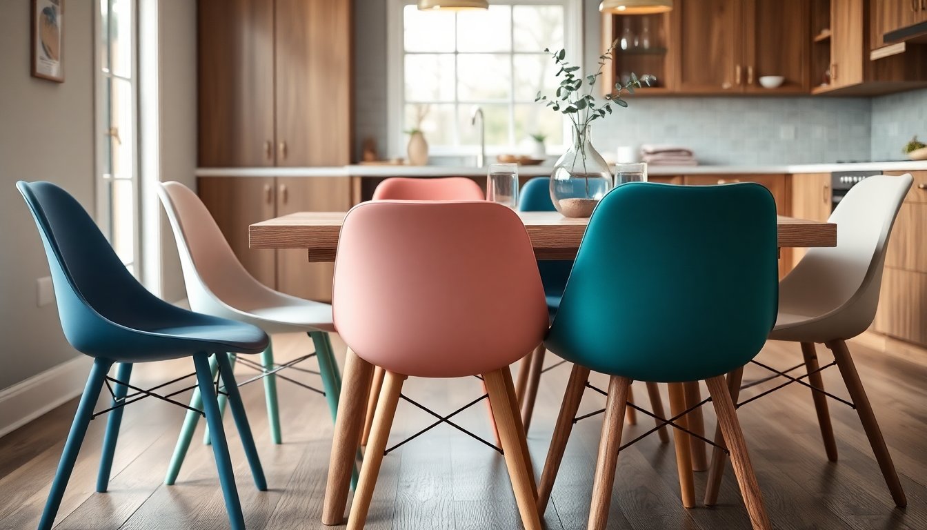 Sedie da cucina colorate: idee moderne per rinnovare il dining