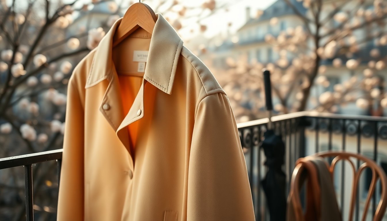Trench con collo a camicia, il capospalla classico perfetto per la primavera