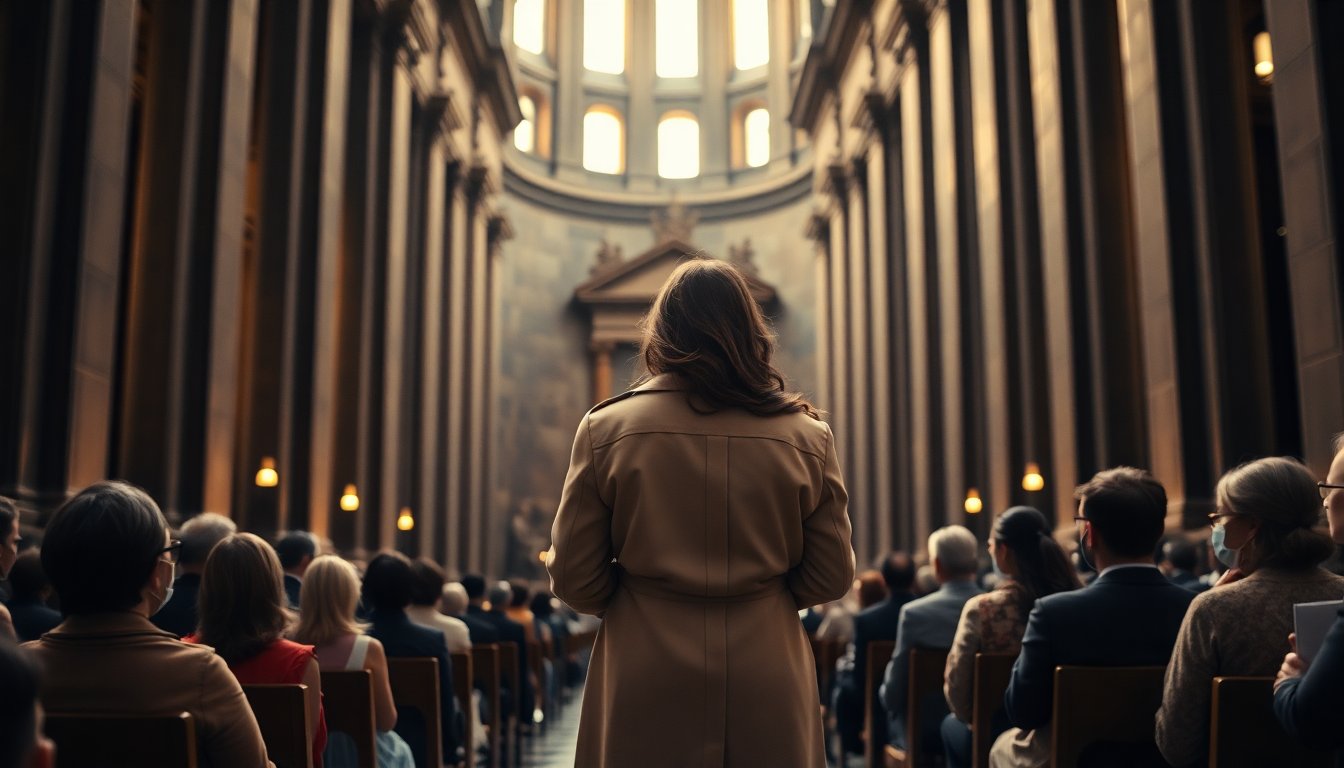 Trench oversize color sabbia: l'outfit di Giulia De Lellis al battesimo