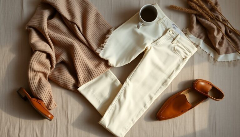 Come abbinare i jeans panna: 5 idee per un effetto sofisticato
