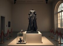 Heidi Klum trasforma il Met Gala 2026 in una galleria con un abito scultoreo